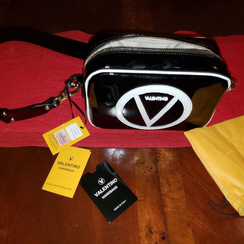Valentino patent leather crossbody